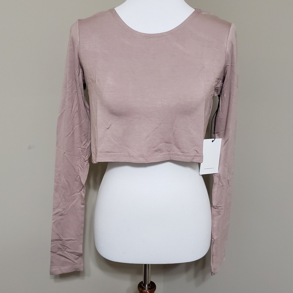 Long sleeved crop top